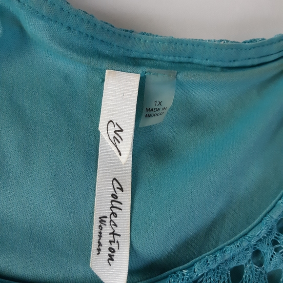 NY Collection Lace Overlay Dress - Picture 5 of 7